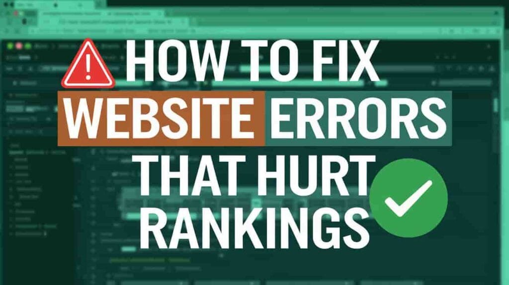 Fix Website Errors